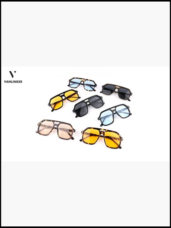 Trendy Oversized Retro Aviator Sunglasses Polarized Lens UV400 Protection main image 2